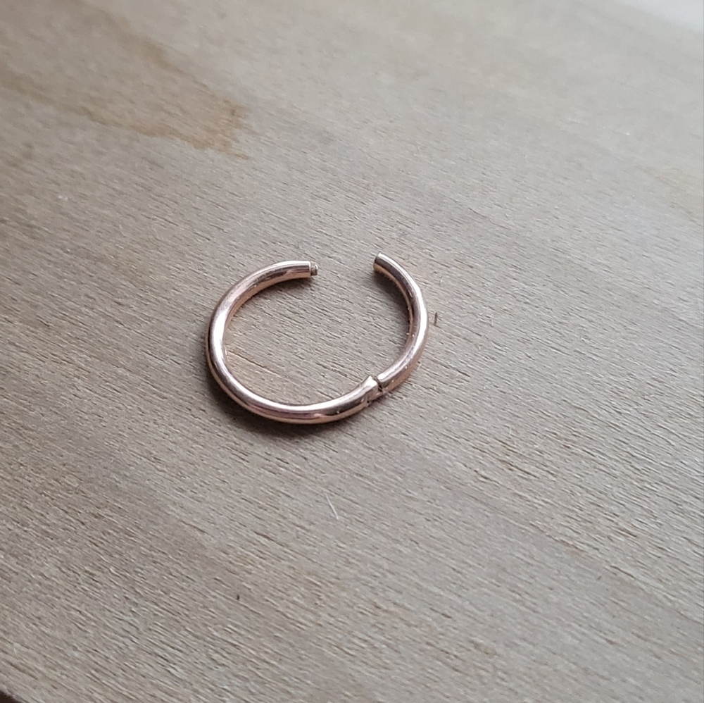 Rose Gold Septum Clicker
